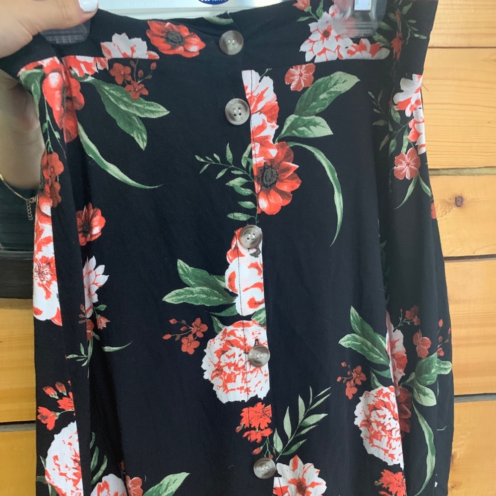 Floral Mini Skirt